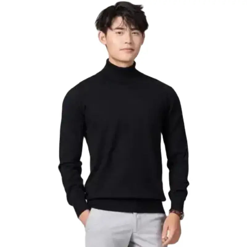 Men Cashmere Turtleneck Sweater