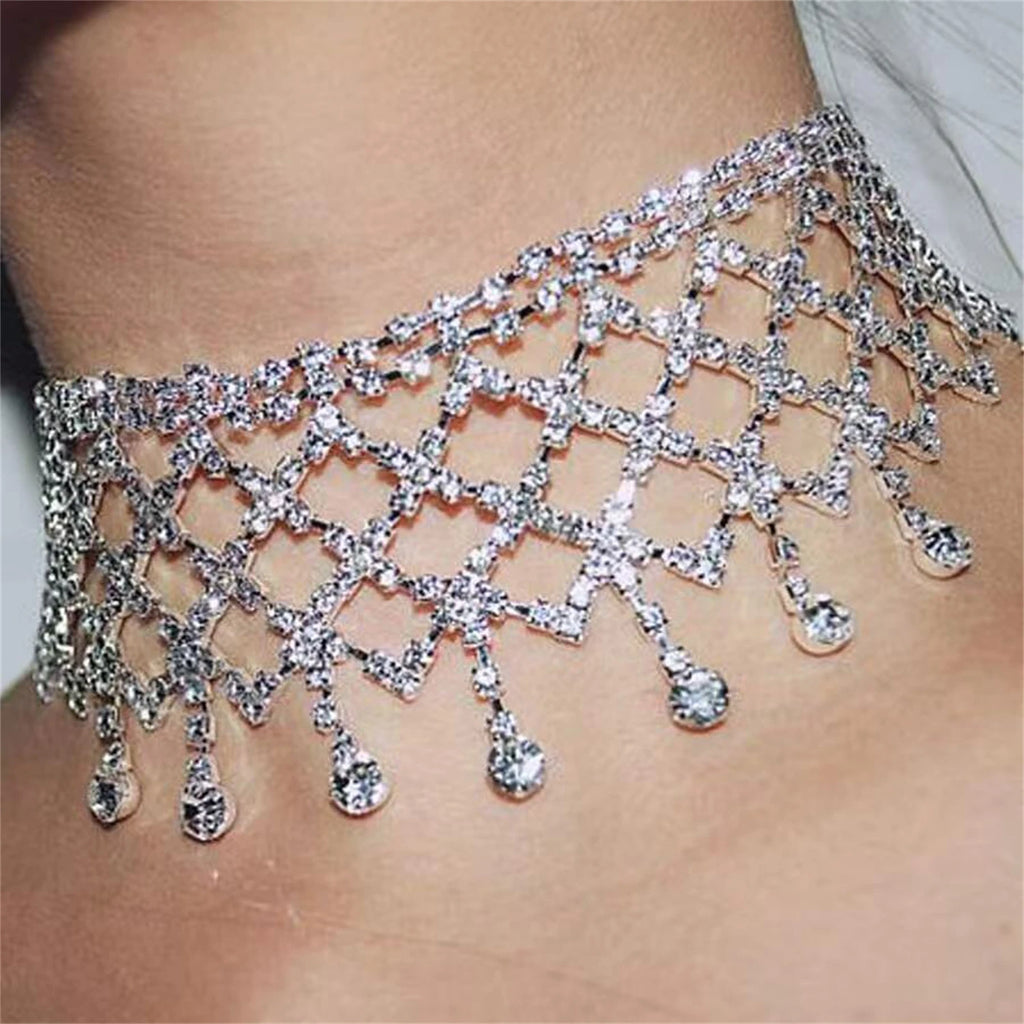 Luxury Crystal Choker Necklace