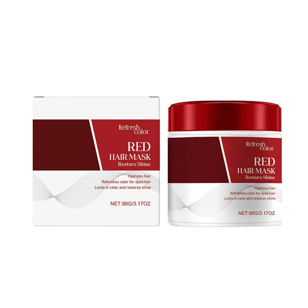 RED Hair Mask Nourishes Repairs Improves Dry Frizzy Hair
