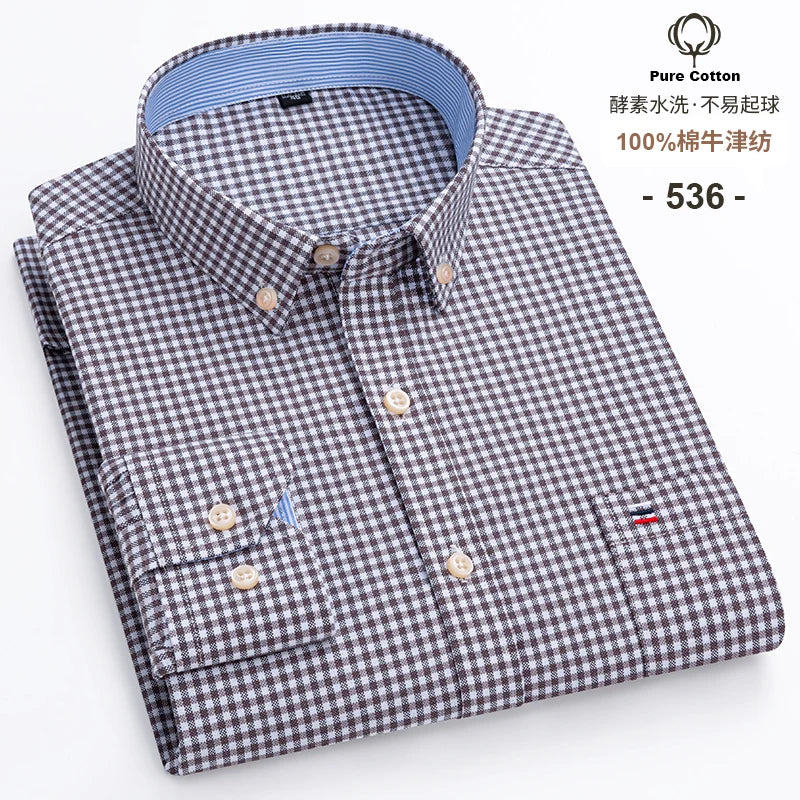 Men Oxford Cotton Shirt