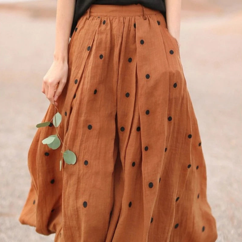 A Line Womens Skirt Midi High Quality