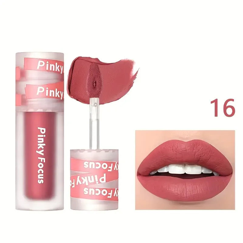 Matte Cream Lip Mud Smooth Texture Waterproof Long Lasting