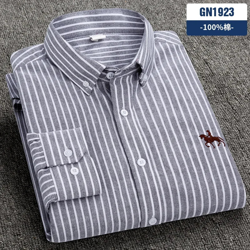 Men Cotton Oxford Shirt
