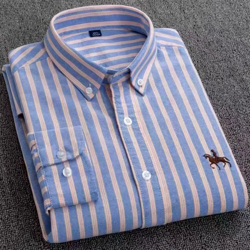 Men Cotton Oxford Shirt