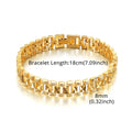Punk Gold Chain Bracelet