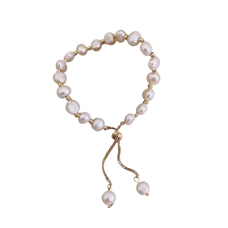 Baroque Pearl Beaded Bracelet