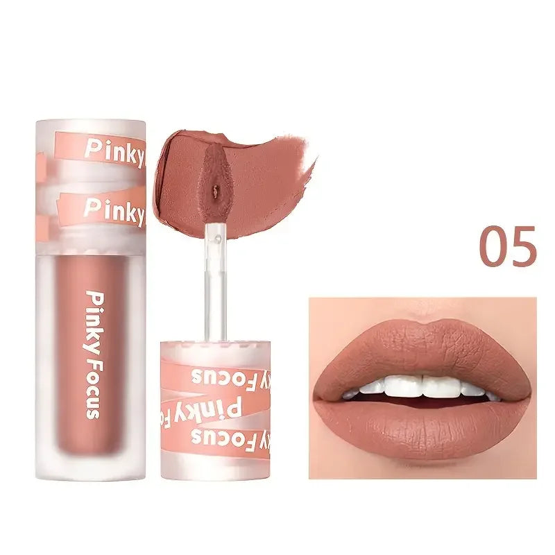 Matte Cream Lip Mud Smooth Texture Waterproof Long Lasting