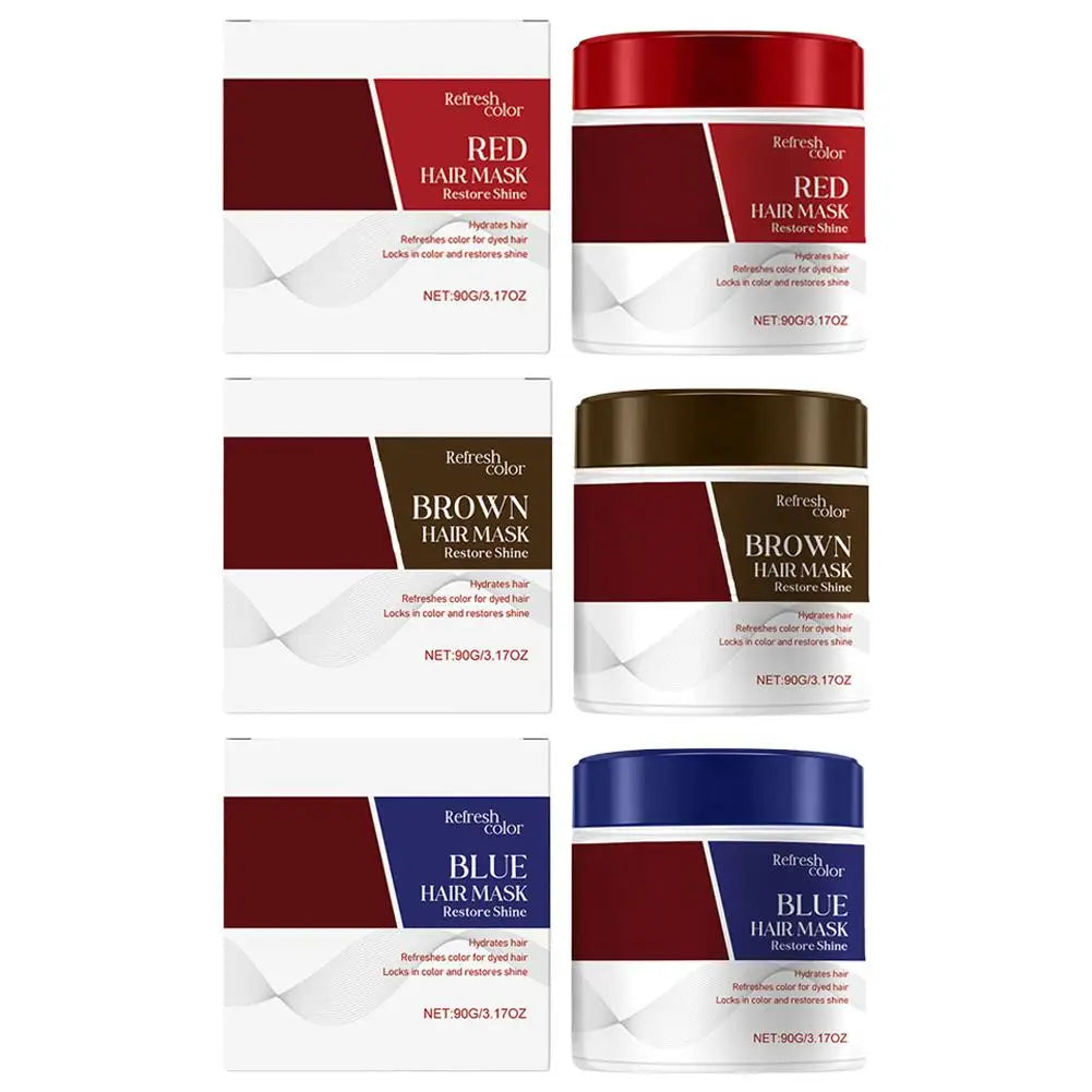 RED Hair Mask Nourishes Repairs Improves Dry Frizzy Hair