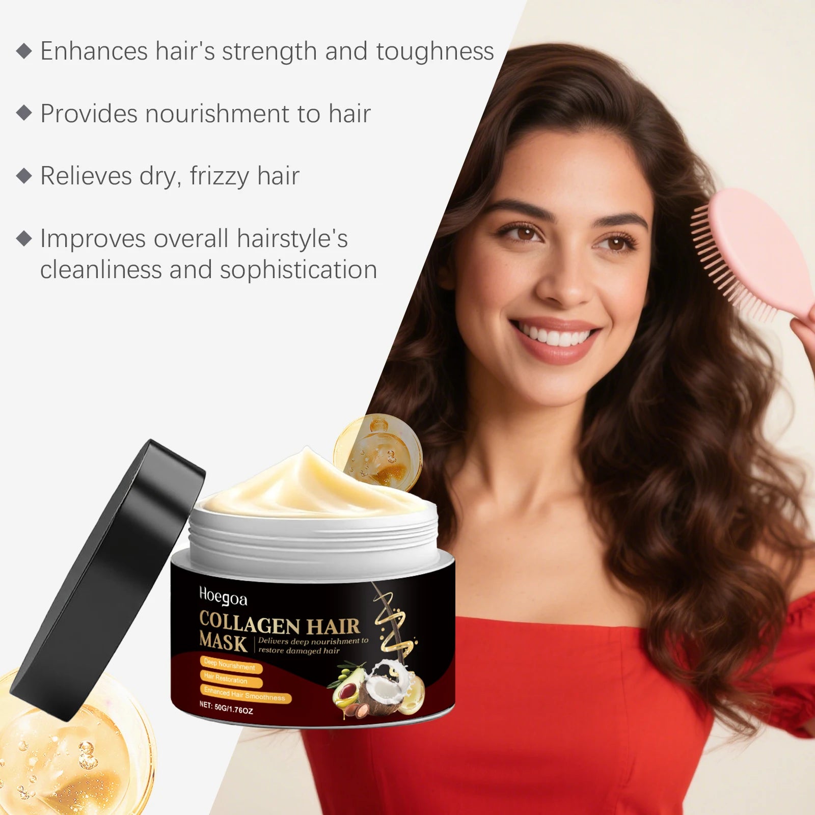 Nourishing Hair Mask Shea Butter For Deep Hydration
