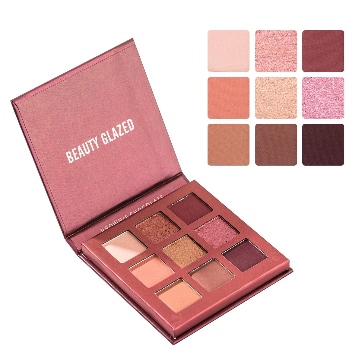 Beauty GLAZED Eyeshadow Palette 9 Color Shimmer