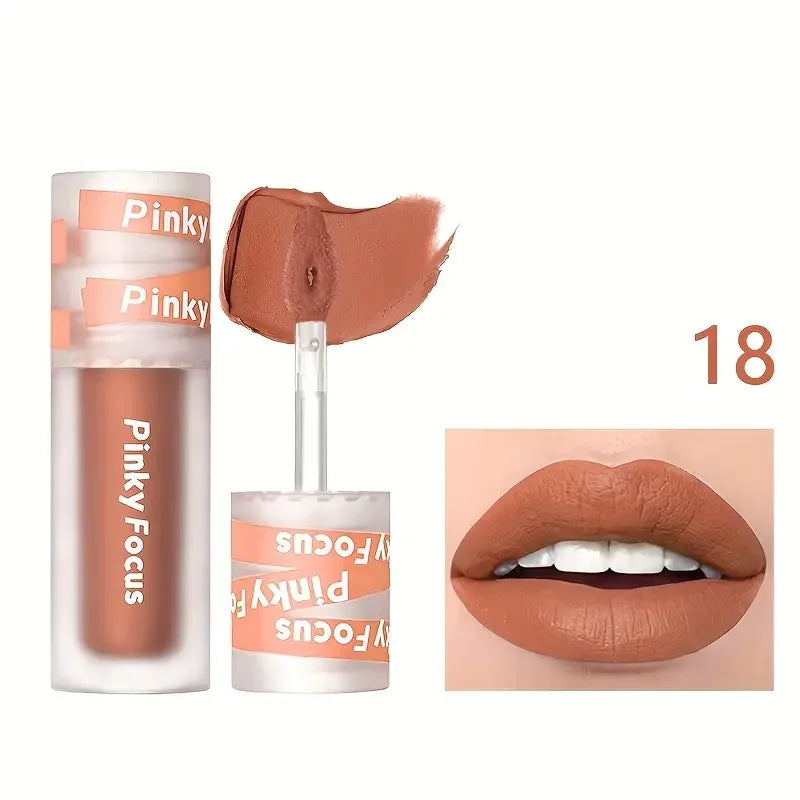 Matte Cream Lip Mud Smooth Texture Waterproof Long Lasting
