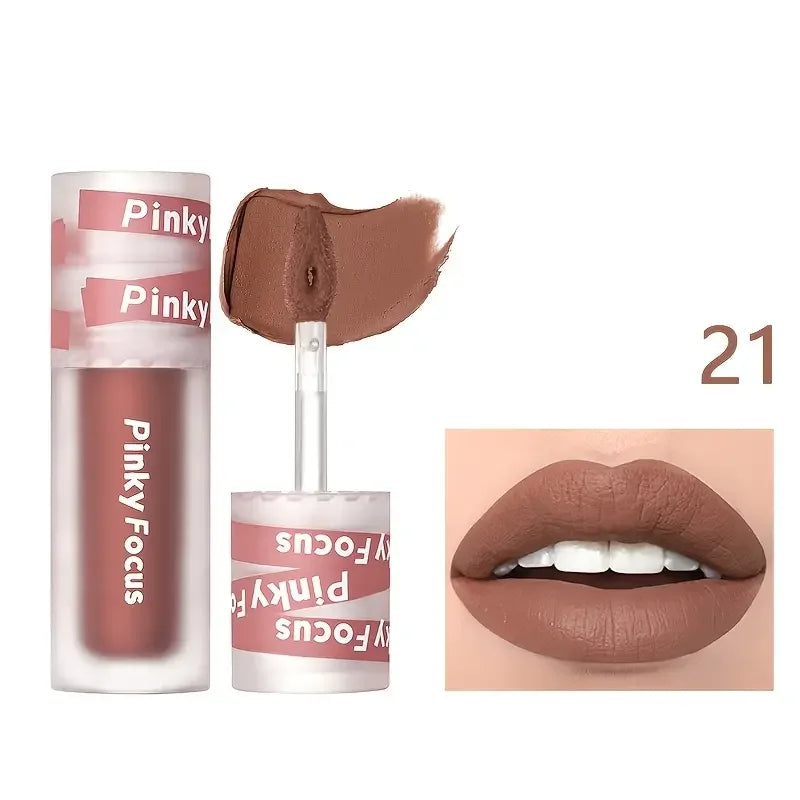 Matte Cream Lip Mud Smooth Texture Waterproof Long Lasting