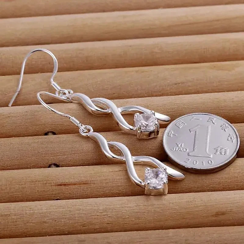 Sterling Silver Drop Earrings