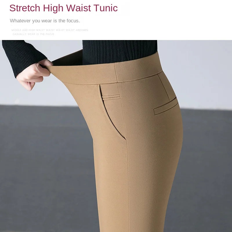 Women High Waist Trousers