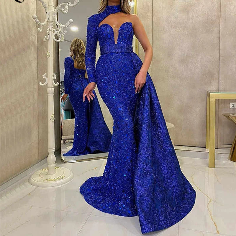 Women Sequin Evening Dress