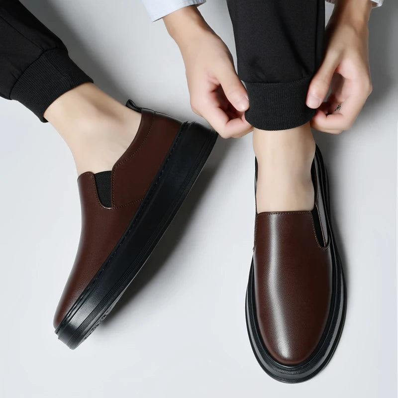Men Leather Casual Loafers