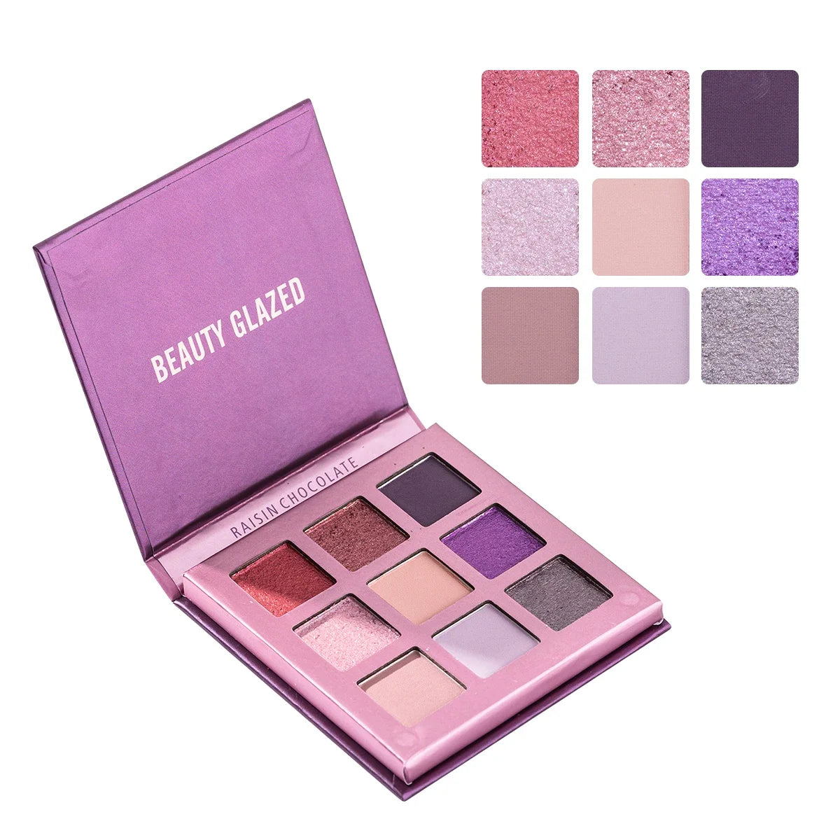 Beauty GLAZED Eyeshadow Palette 9 Color Shimmer