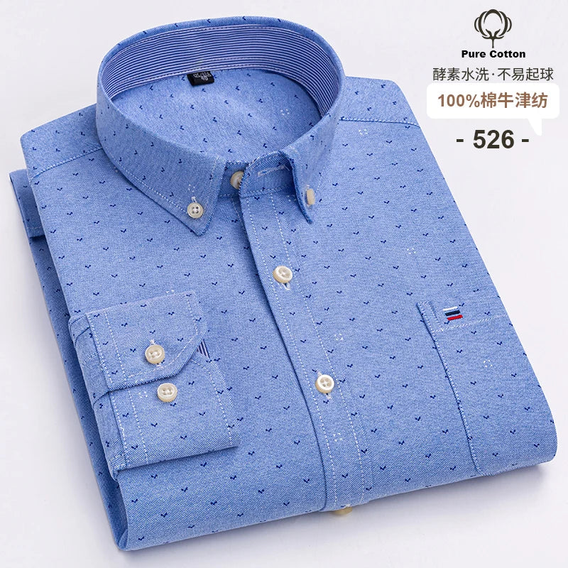 Men Oxford Cotton Shirt