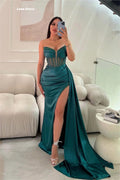 Women Satin Evening Dress