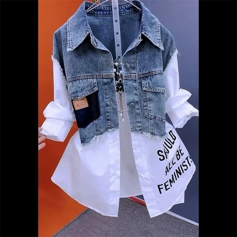 Women Denim Casual Jacket