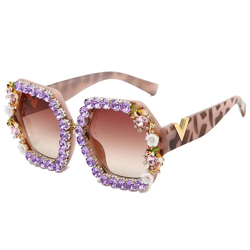 Stylish Diamond Blingbling Sunglasses For Mens Women