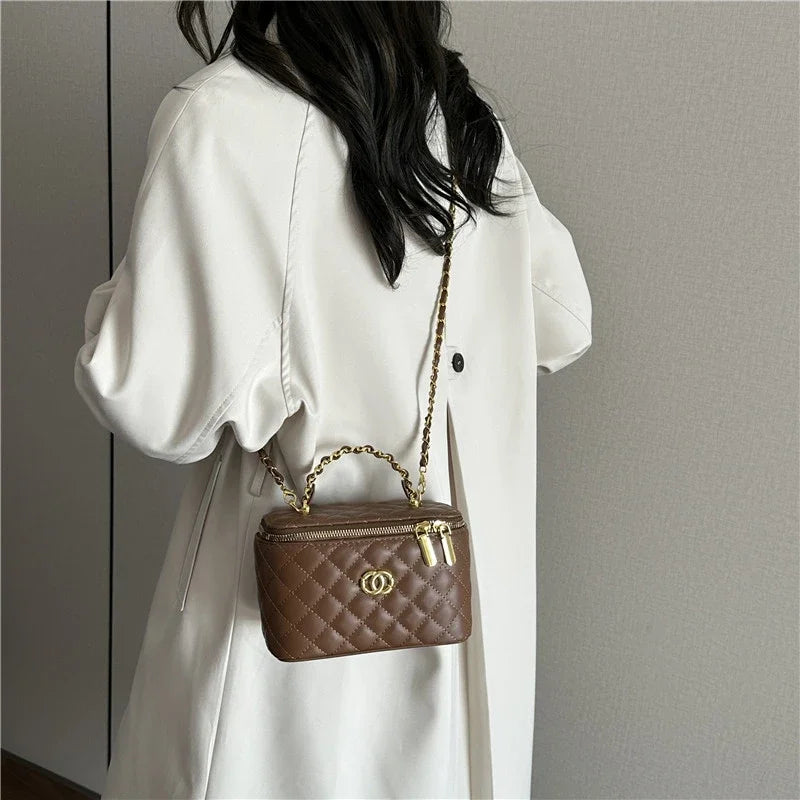 Classic Leather Crossbody Bag Ladies Handbag