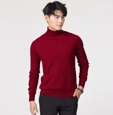 Men Cashmere Turtleneck Sweater