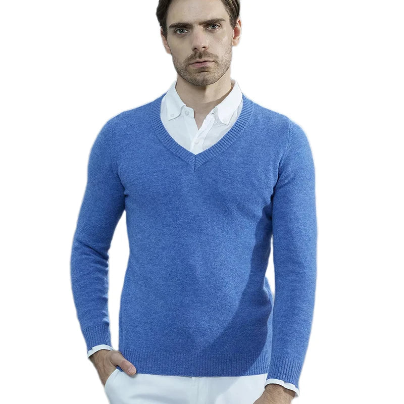 Men Cashmere Wool Sweater