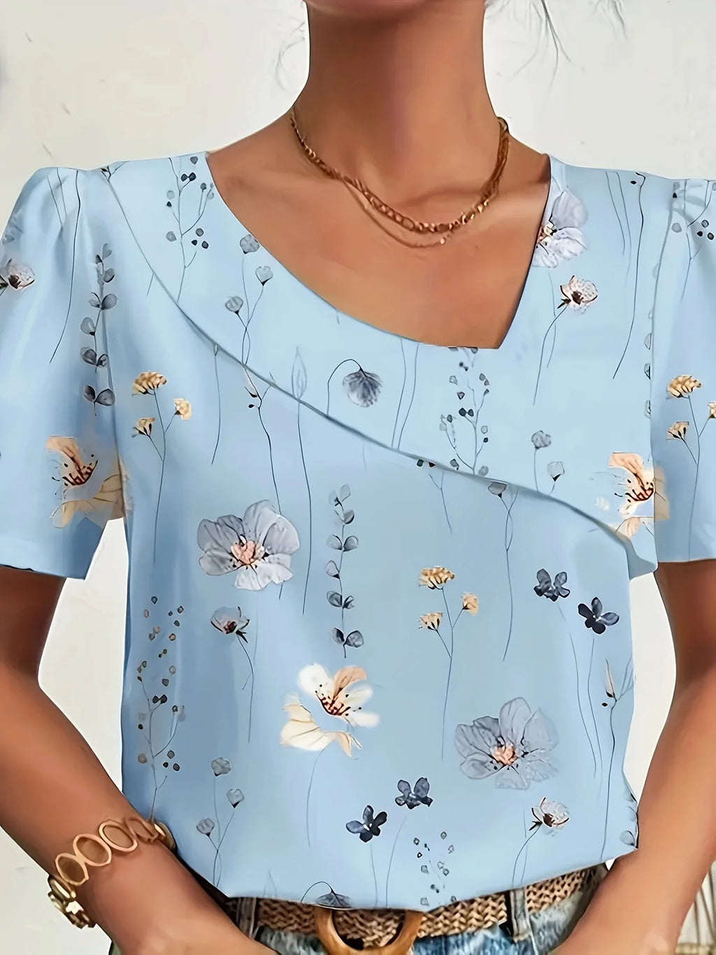 Elegant Loose Blouse Woman Fashion Long Sleeve