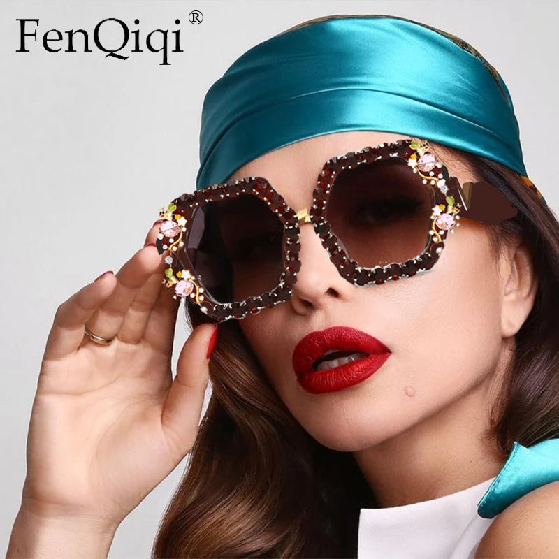 Stylish Diamond Blingbling Sunglasses For Mens Women