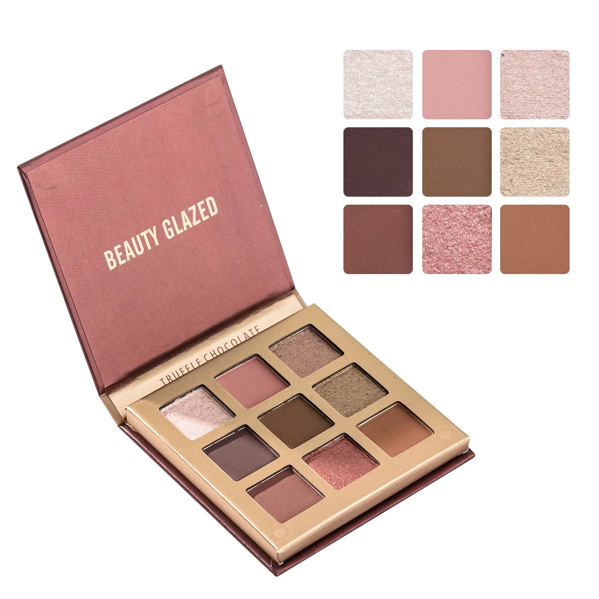 Beauty GLAZED Eyeshadow Palette 9 Color Shimmer