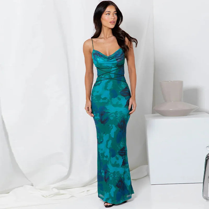 Women Lace Wrap Dress