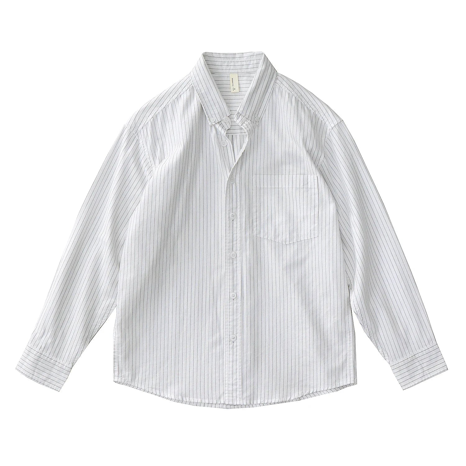 Men Pinstripe Oxford Shirt