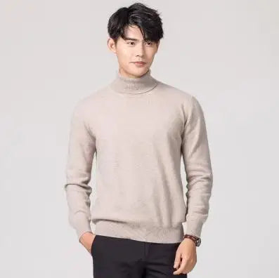 Men Cashmere Turtleneck Sweater