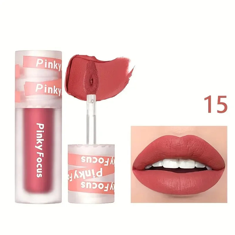 Matte Cream Lip Mud Smooth Texture Waterproof Long Lasting