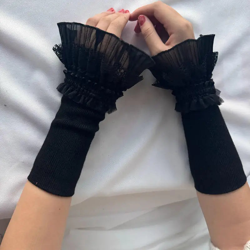 Women Lace Arm Cuffs