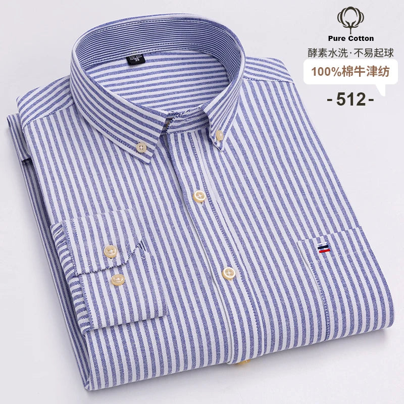 Men Oxford Cotton Shirt