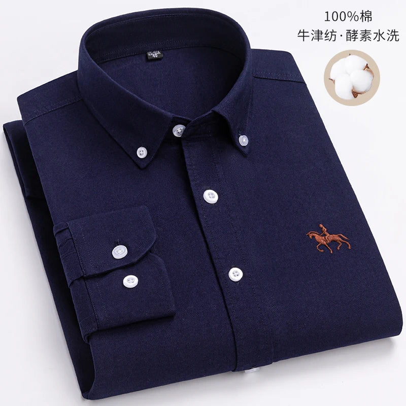 Men Oxford Cotton Shirt