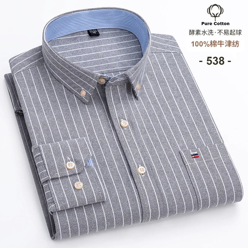 Men Oxford Cotton Shirt