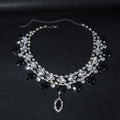 Elegant Crystal Choker Necklace