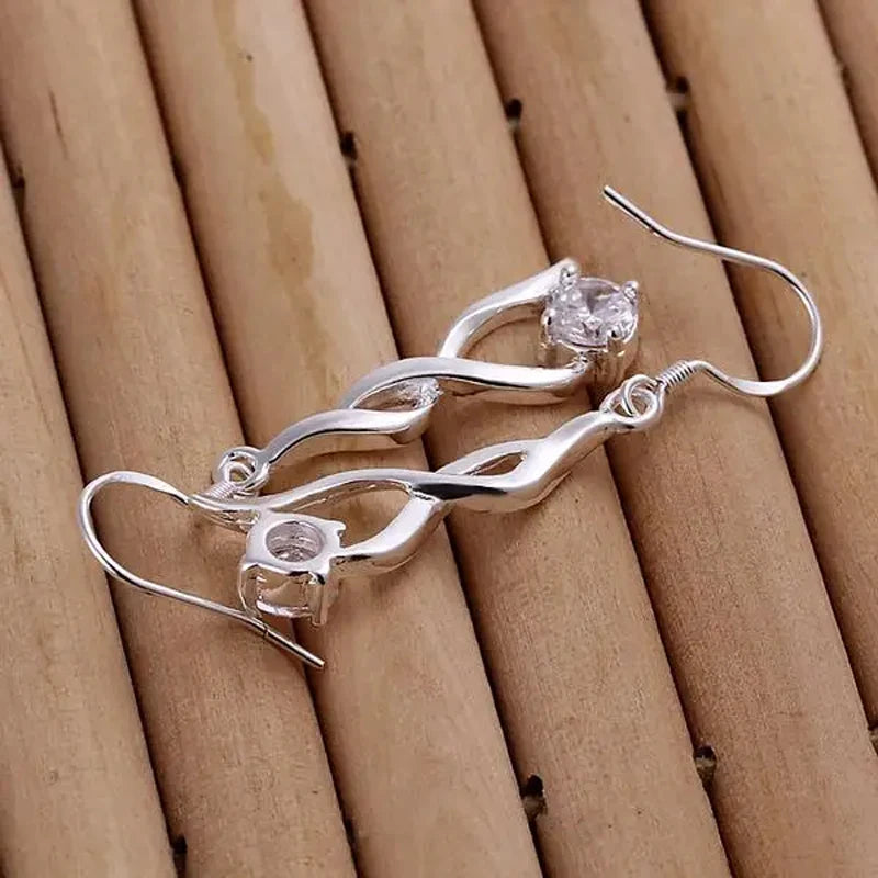 Sterling Silver Drop Earrings