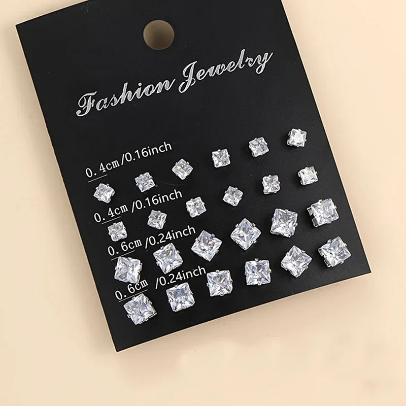 Wedding Rhinestone Stud Earrings