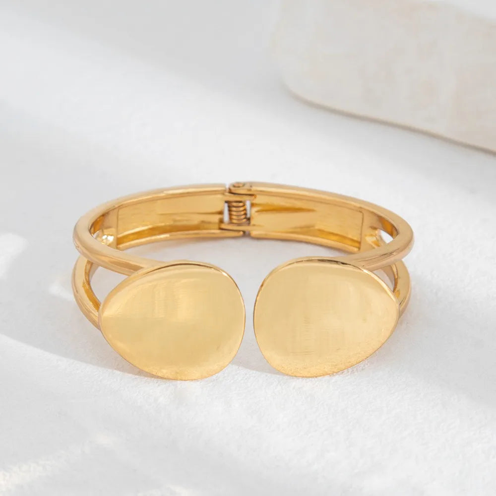 Punk Gold Bangle Bracelet