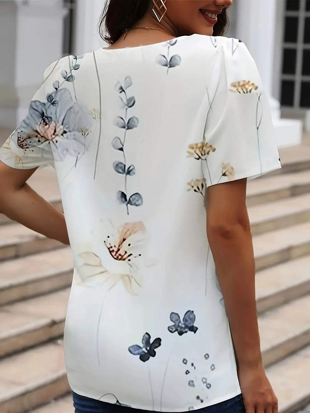 Elegant Loose Blouse Woman Fashion Long Sleeve
