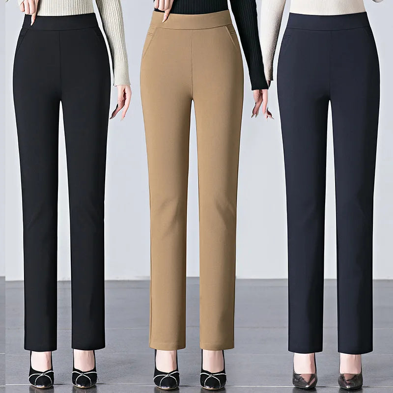 Women High Waist Trousers