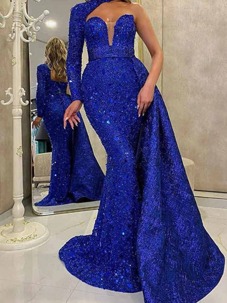 Women Sequin Evening Dress