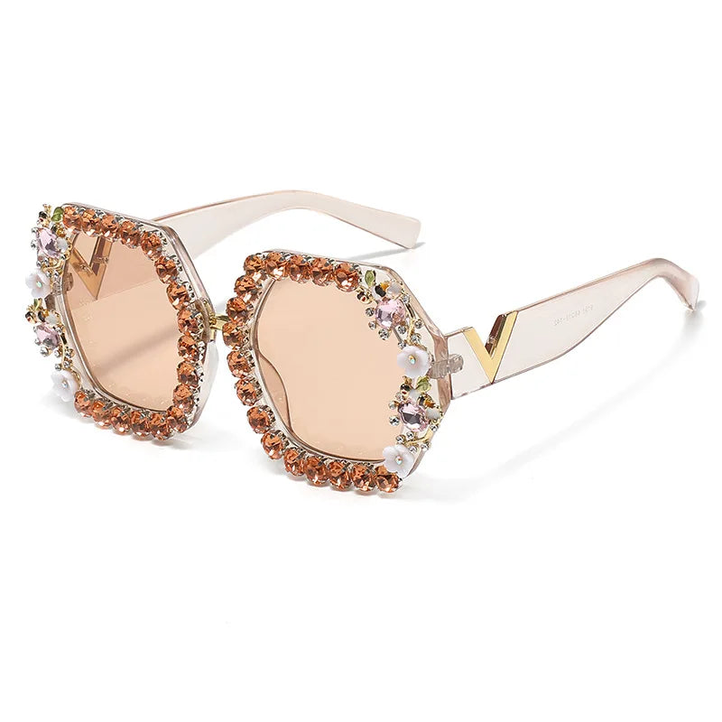 Stylish Diamond Blingbling Sunglasses For Mens Women