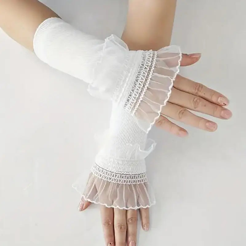 Women Lace Arm Cuffs