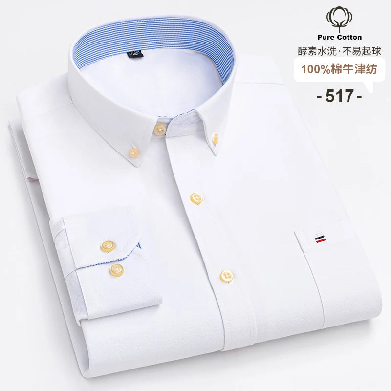 Men Oxford Cotton Shirt