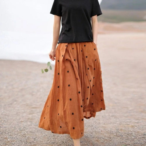 A Line Womens Skirt Midi High Quality